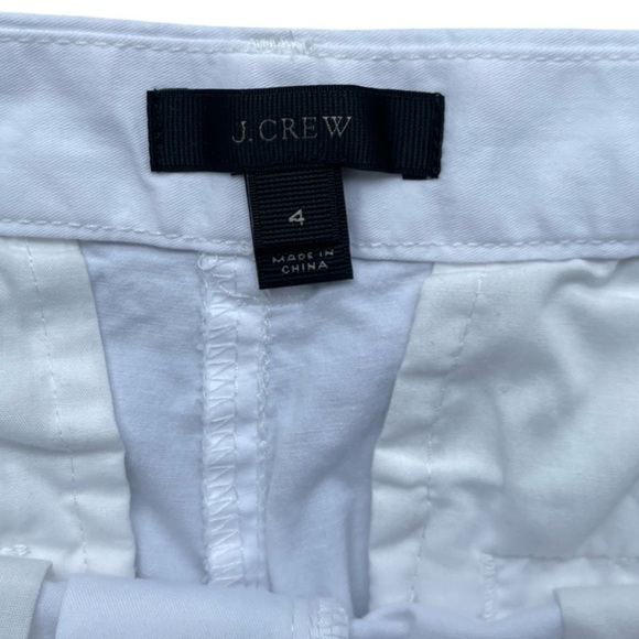 J. Crew White Bermuda Chino Short 10” - Size 4 - Picture 3 of 12
